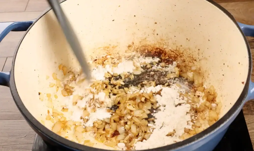 Making the Gravy Base for Beef Neck Bones