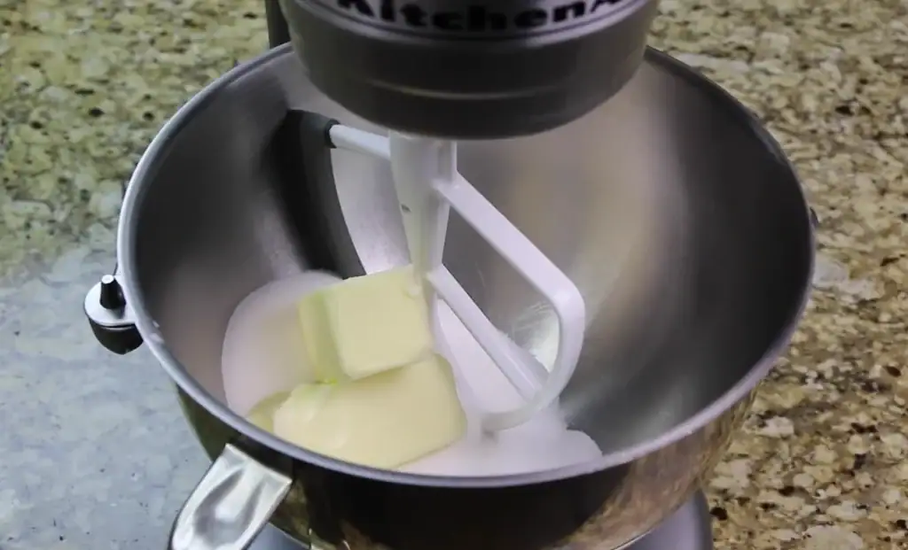 Creaming the Butter for Coffee Crumb Cake