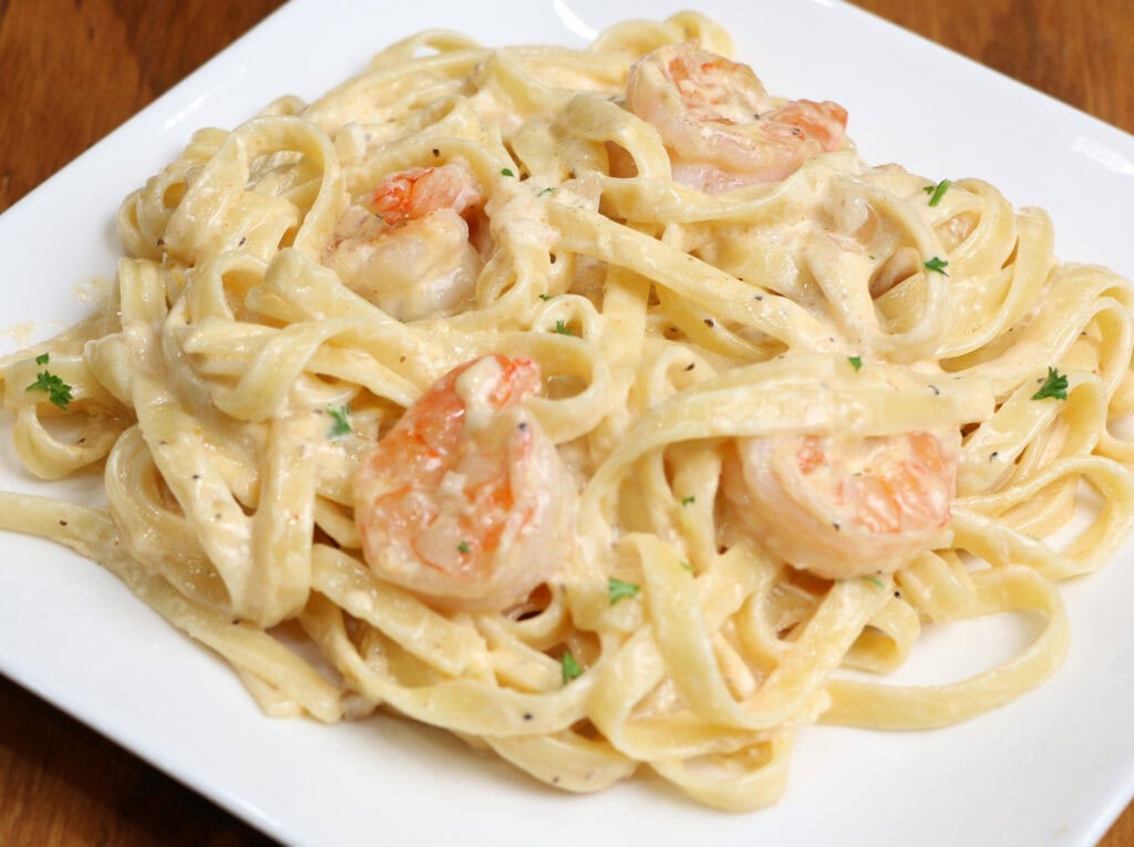 Shrimp Fettuccine Alfredo