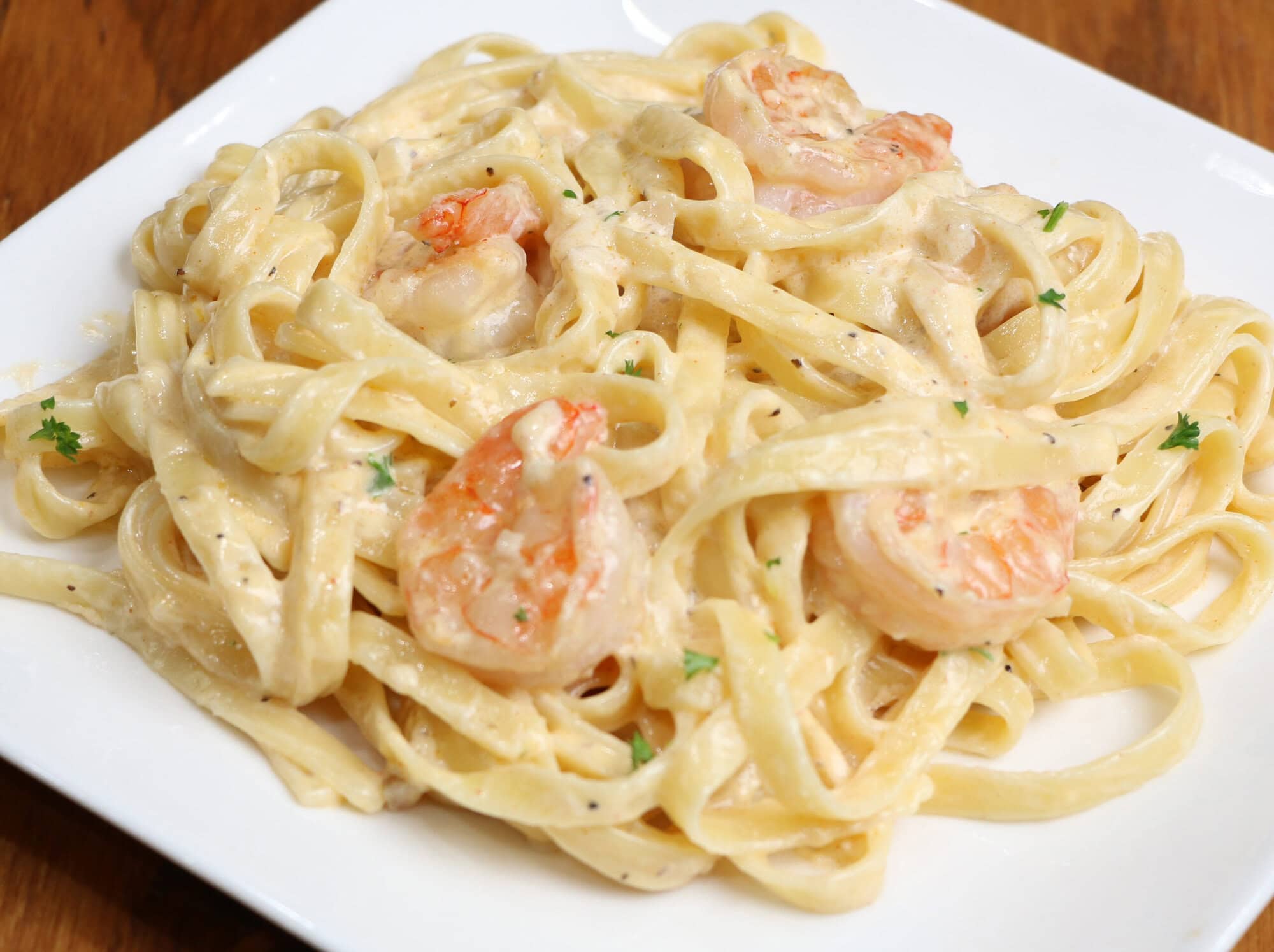 Shrimp Fettuccine Alfredo