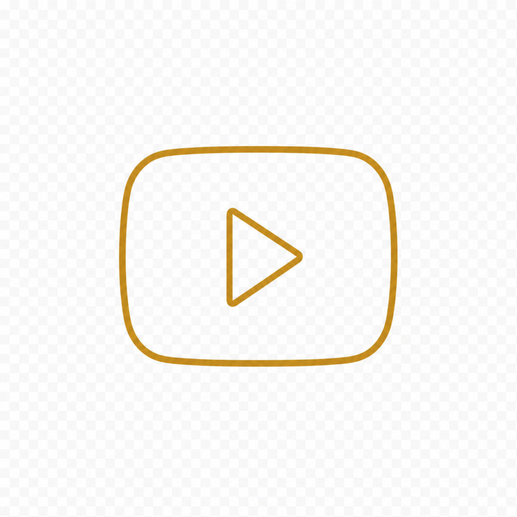 Gold YouTube Button