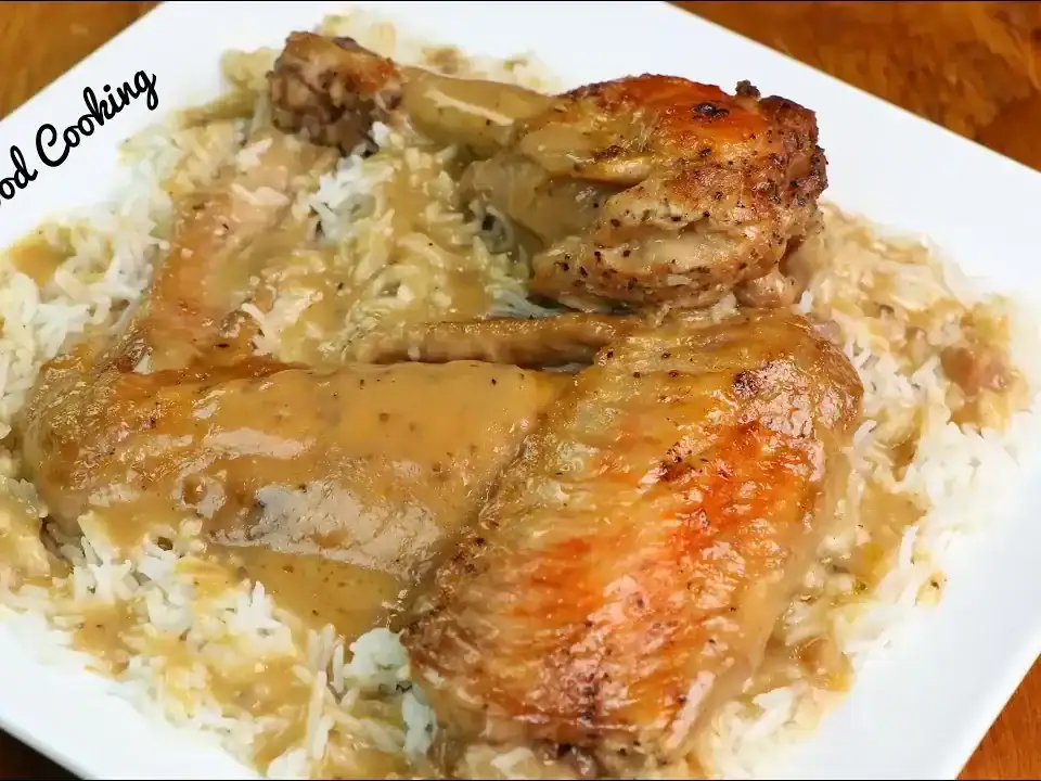 smothered turkey wings